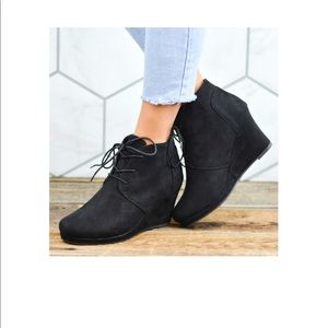 Journey + Crew Faux Suede Booties